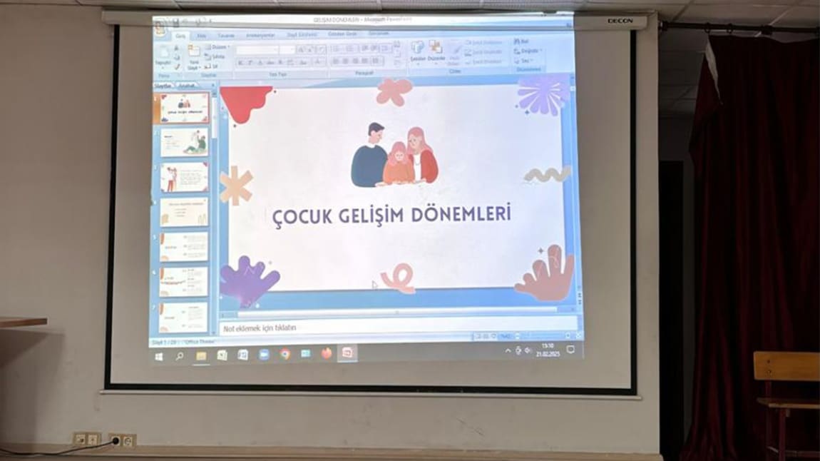 Velilerimize Yönelik Gelişim Dönemleri ve Verimli Ders Çalışma Seminerimiz